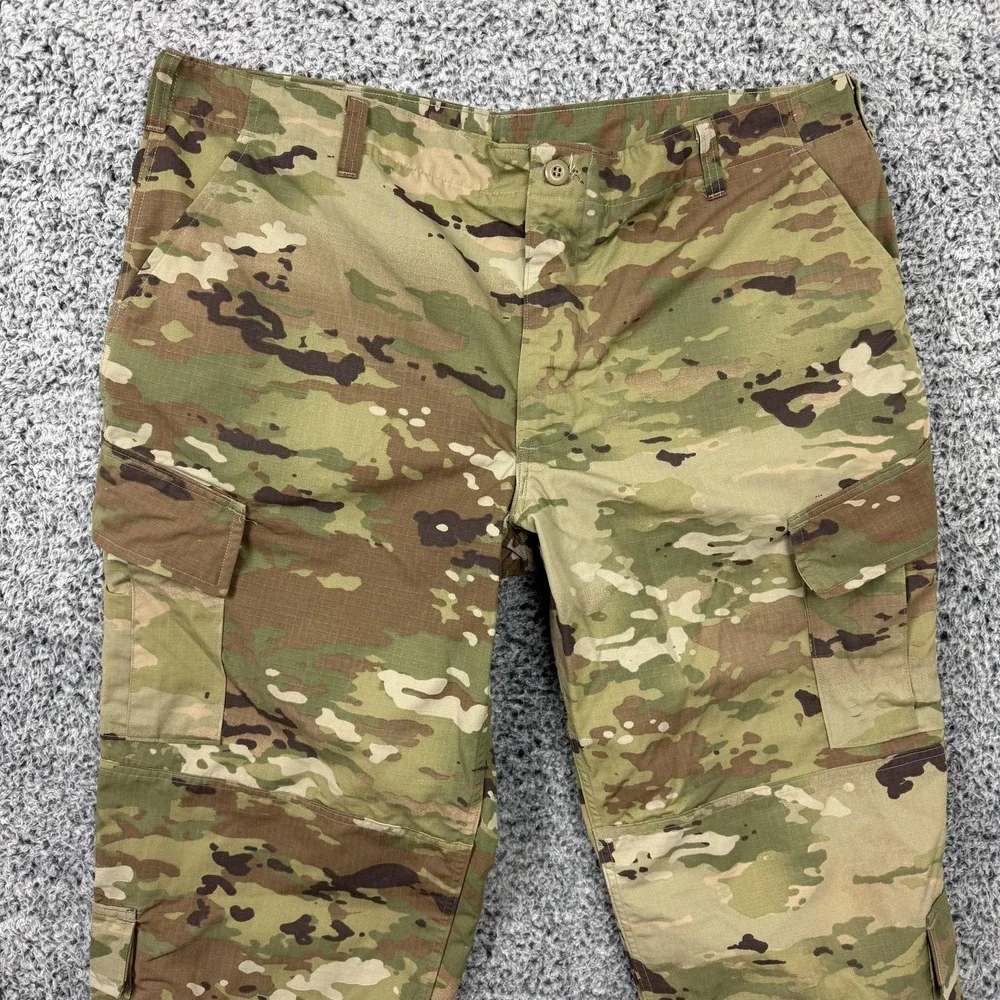 US Army Combat Uniform Pants Mens XL Short Trousers OCP Multicam Ripstop Cargo